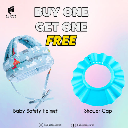👶✨ 50% OFF Baby Safety Kit: Baby Safety Helmet + FREE Shower Cap! 🚿🧢