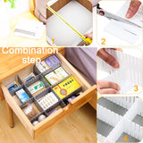 Pack of 4 Drawer Dividers, Drawer Organizers